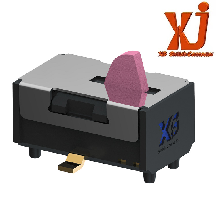 三脚贴片检测开关 无声贴片按键开关 贴片按钮开关三脚 常开 常闭