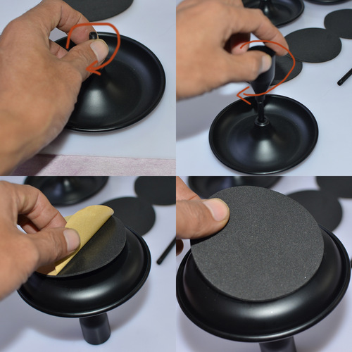 Cross-border Internet celebrity Nordic iron candle holder three-piece set simple black Western candle holder ornaments one piece drop shipping