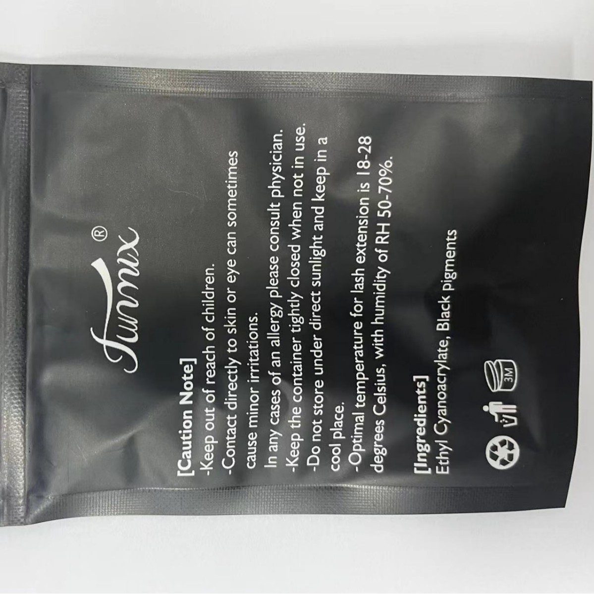 2019FUNMIX nuevo principiante práctica insípido pegamento lento seco insípido no irritante pegamento de pestañas