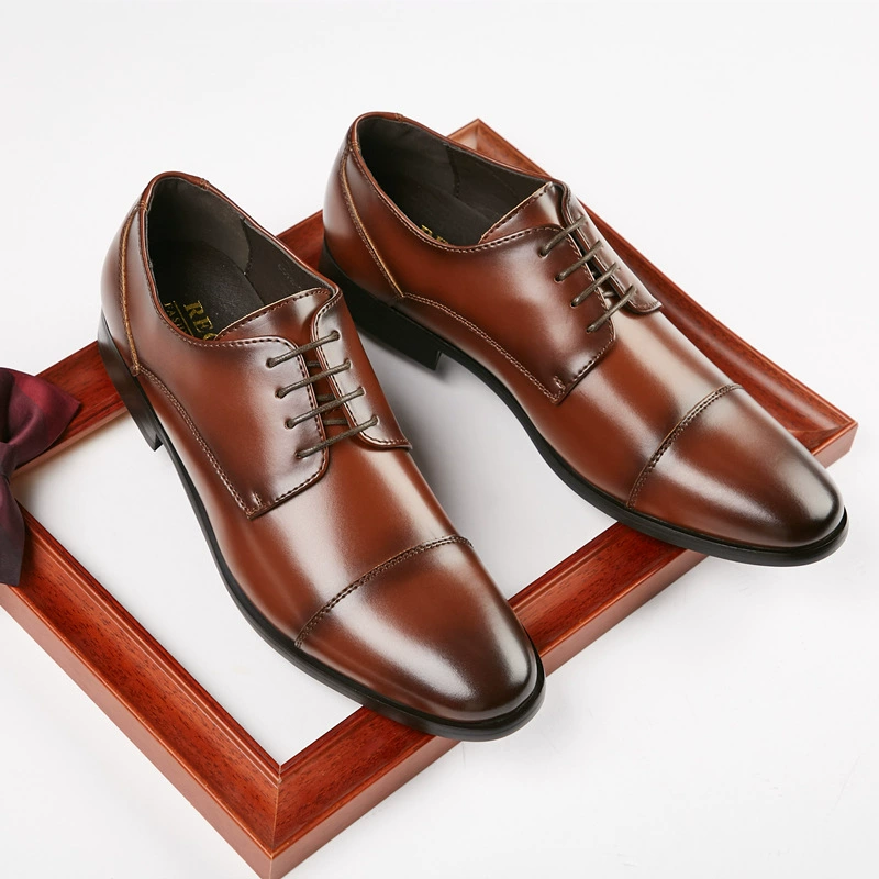 Новые классические мужские деловые туфли в японском стиле 2024 года, элегантные туфли для официальных мероприятий, офиса и свадеб, доступны для дропшиппинга.