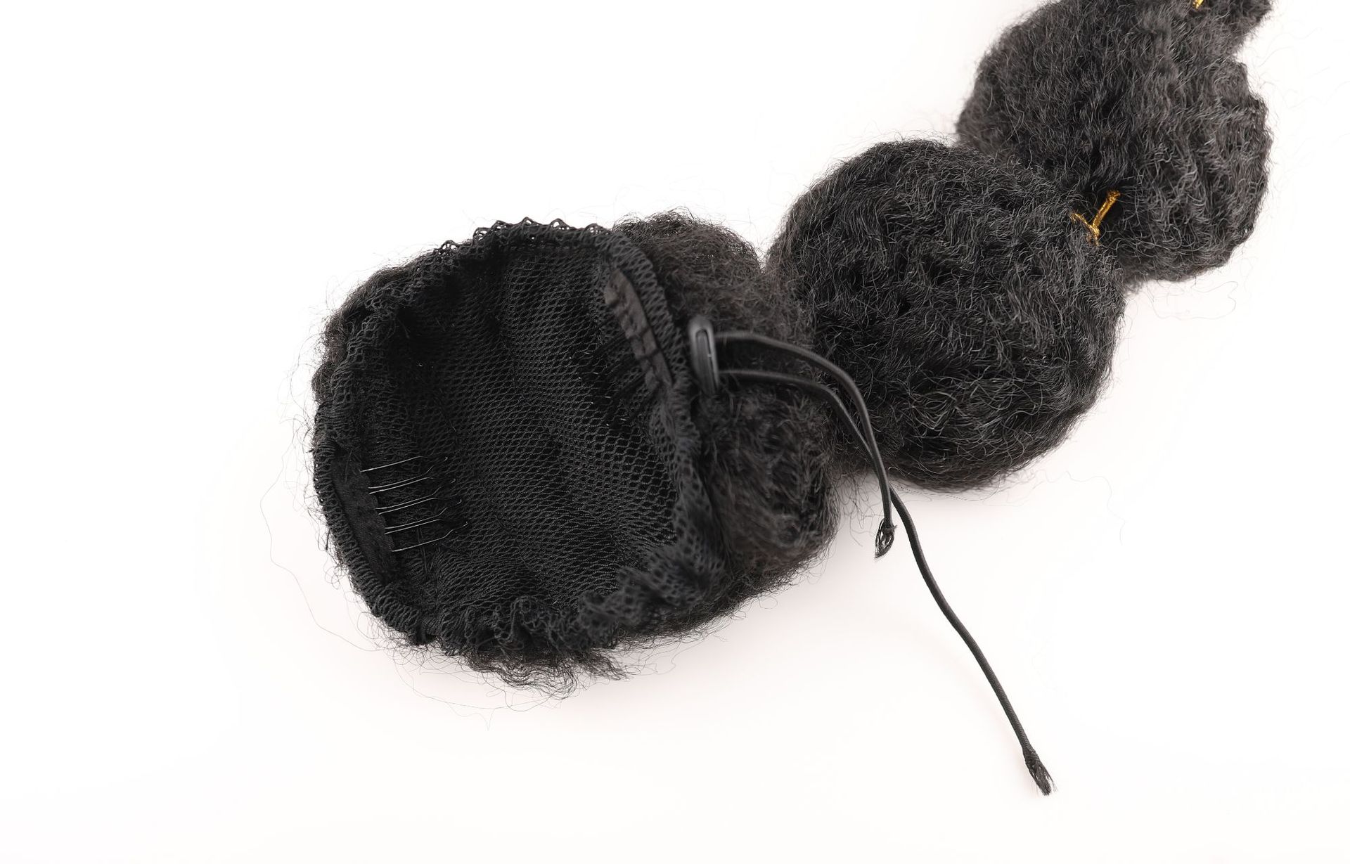 Synthetic Ponytail Hair Extension Drawstring Bubble Wig For Women_voghion.com