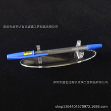 厂家现货亚克力笔架展示架眉笔眼线笔展架桌面钢笔陈列架文具笔架