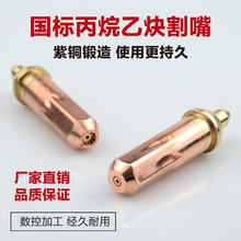国标G01-30 100 300射吸式割嘴氧气割咀乙炔丙烷全铜一体大体