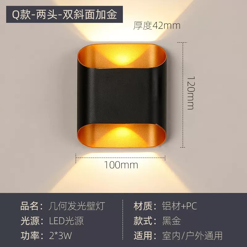 2헤드 더블 경사/2W 블랙+골드