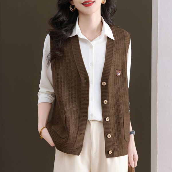 Spring solid vest