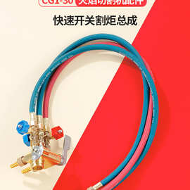 华威通用 火焰切割机配件CG1-30割炬总成带气管