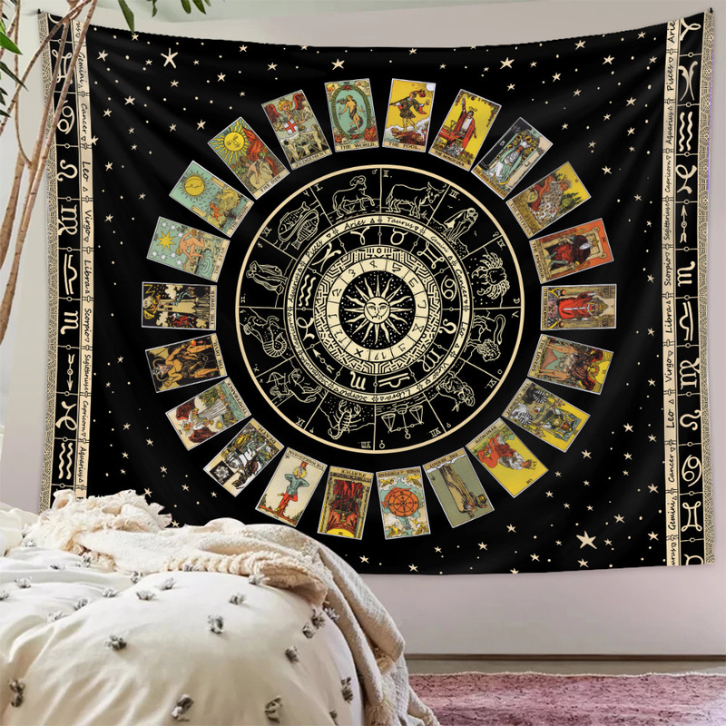 Tapestry Amazon Home Cross Border Bohemian Tapestry Room Decorative Hanging Mandala Decorative Cloth Tapestry
