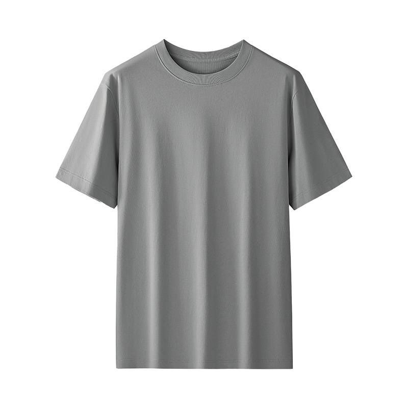 [Algodón suave de agua] Primavera y verano nuevo estilo de algodón hombres de manga corta puede salir a la ropa deportiva a domicilio camiseta casual