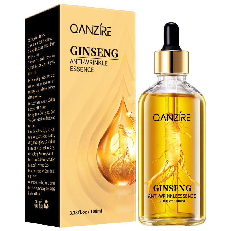 跨境Ginseng Essence Liquid面部护肤品补水提亮人参精华液外贸|undefined