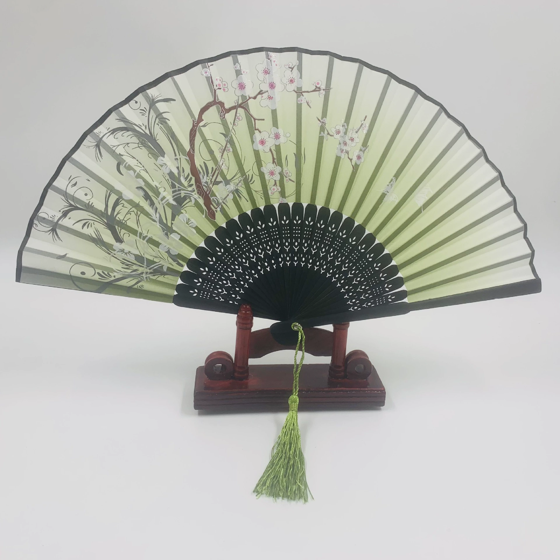 Folding Hand Fan Hanfu Style, Silk-screen Print, High-definition Patterns, Fine Workmanship