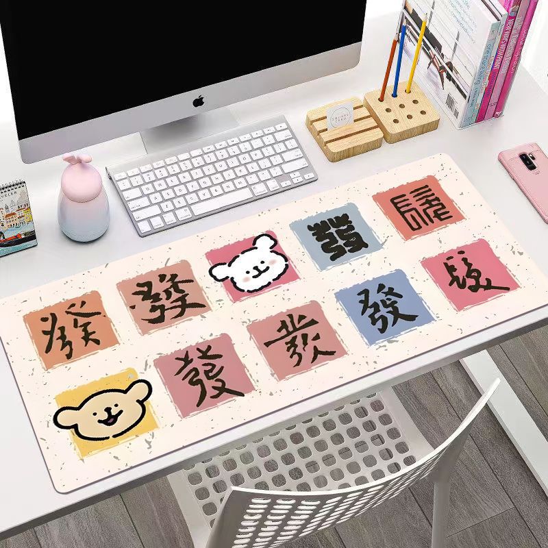 オフィスショートカットキーインターネット有名人マウスパッド特大新しいコンピュータノートブック女の子学習テーブルキーボードパッド|undefined