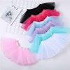 Dance service children's four -layer gauze skirt Chinese dance exercise skirt half -body skirt ballet girl test -grade panton skirt