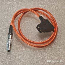 木锦D-TAP转2针公头Blackmagic PYXIS威固图传视晶Teradek电源线