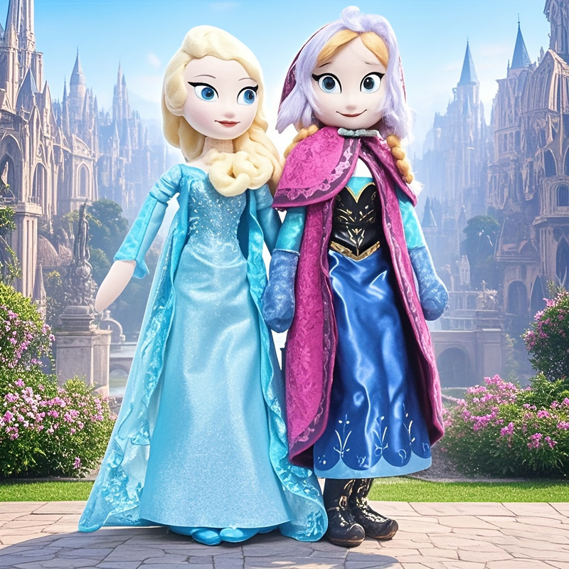 Animated Frozen Princess Olaf Elsa Anna Princess Girl Christmas Plush Toy