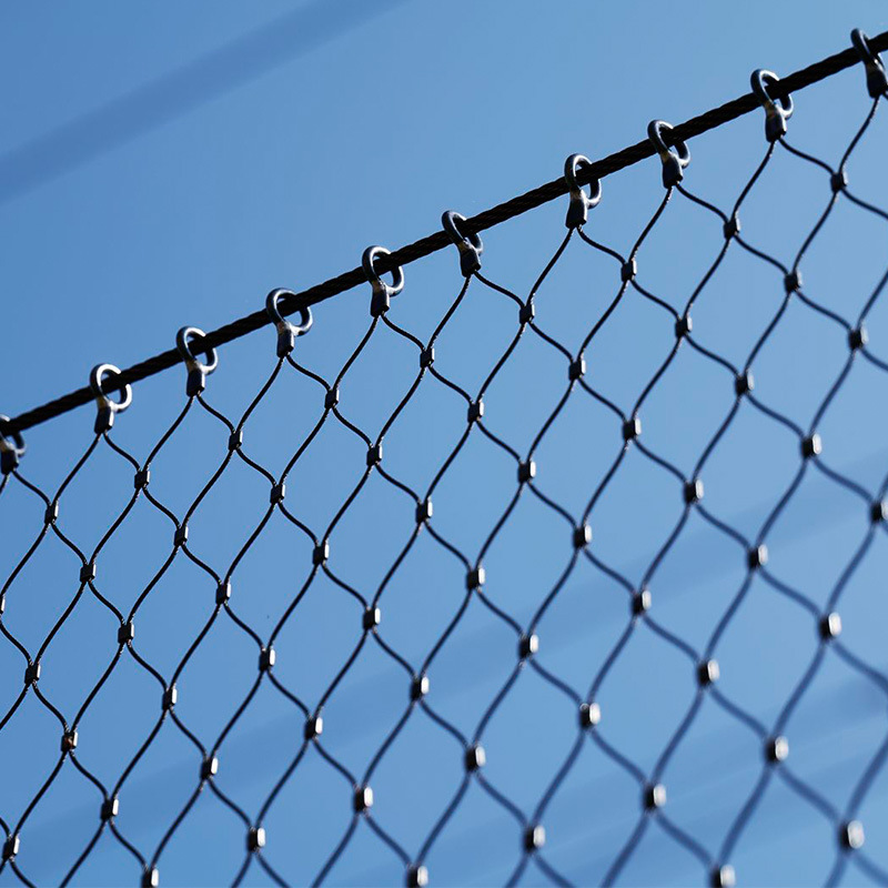 304不锈钢绳网景区安全防护鸟语林网学校高空防坠网动物园防护网