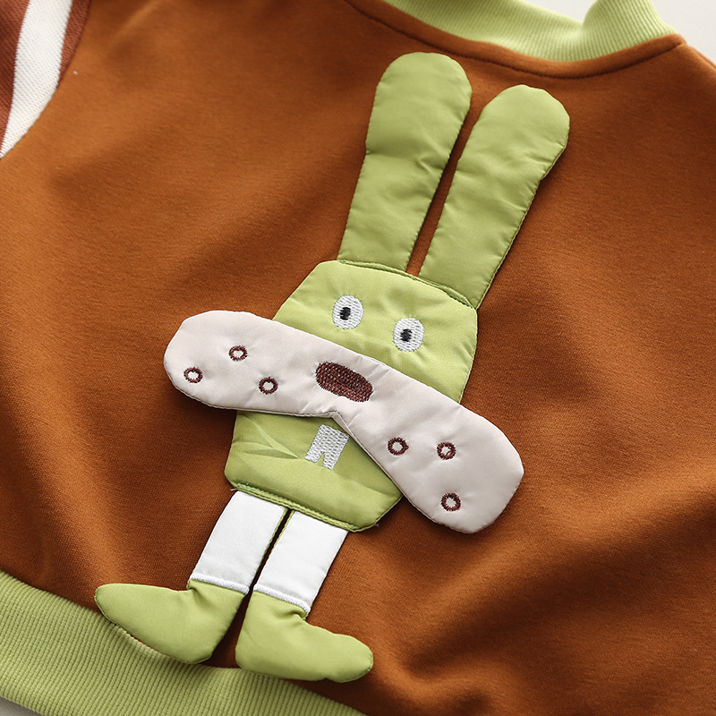 Jongens Herfstkleding Sport Tweedelige Set voor 1-jarige Baby's Lente en_voghion.com