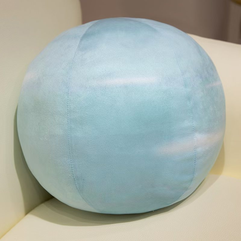 Simulación de la tierra sol luna planetas colgantes juguetes de peluche almohada esférica regalo para niños muñecas de tela