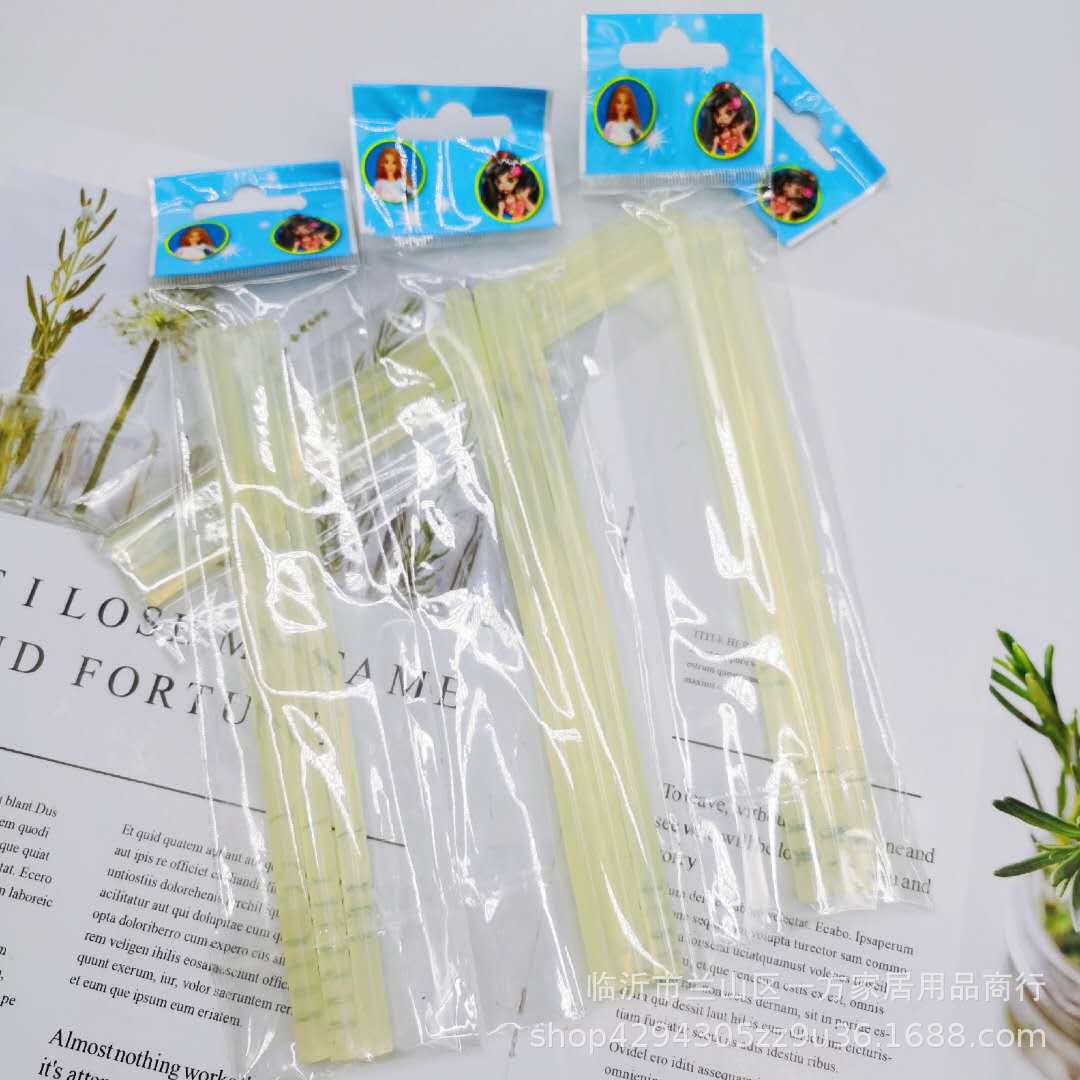 一元店 3支装胶棒 一包3个胶棒 热熔胶棒 1元店日用百货货源批发