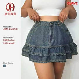 女式牛仔裤;大码牛仔裤;半身裙