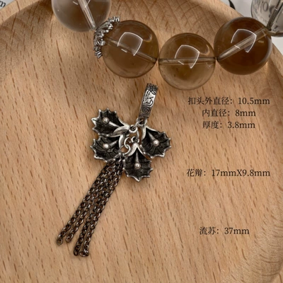 handmade accessory, Zərgərlik ara hissələri - four-flower-tassel-one