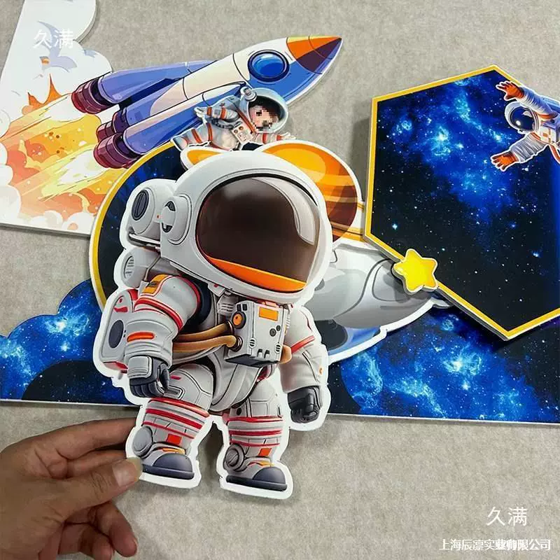 Настенные наклейки и KT-панели на космическую тему для класса