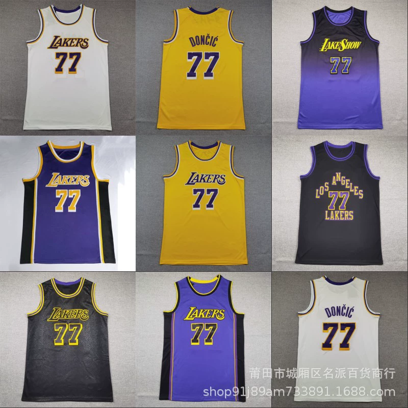 Nab трикотажные изделия оптом Лейкерс Дончич 77 трикотаж оптовые товары внешней торговли