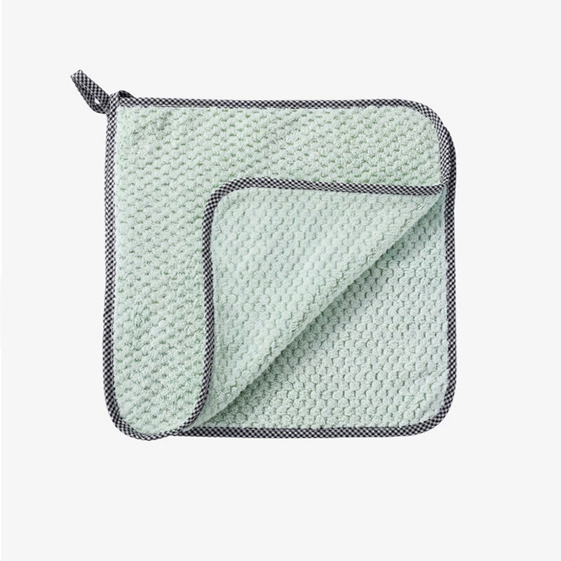 Kitchen Absorbent Dishcloth, Thickened Cleaning Rag, 25×25 cm, Highly Absorbent