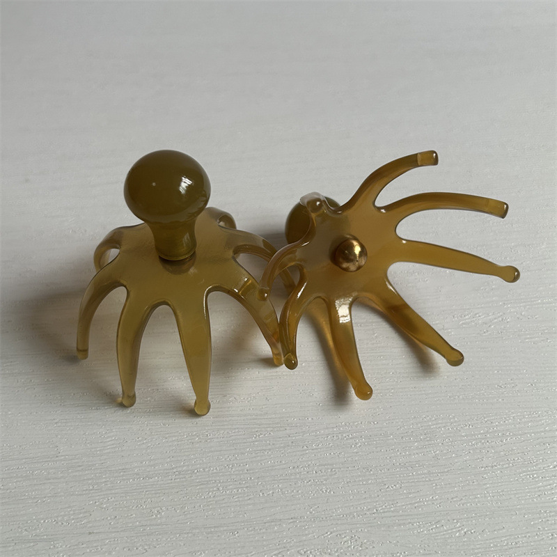Octopus Head Scalp Massage Comb Meridian Brush Tool for Scalp Care and Relaxation 7 x 6.5 cm key features