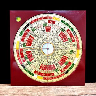 Factory wholesale custom compass religious feng shui compass pure copper panel laser lettering Hong Kong Taiwan Bakelite