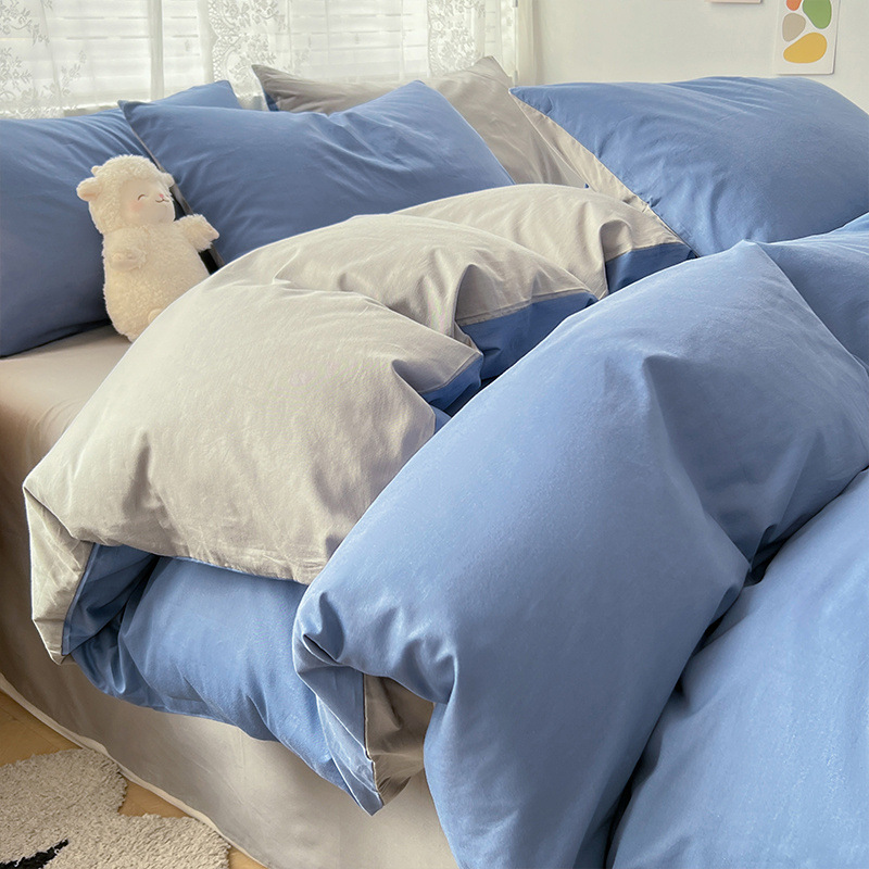 純綿布団カバー単品純綿布団カバーシーツベッドカバー単独布団シングル学生寮シングル150x200x230