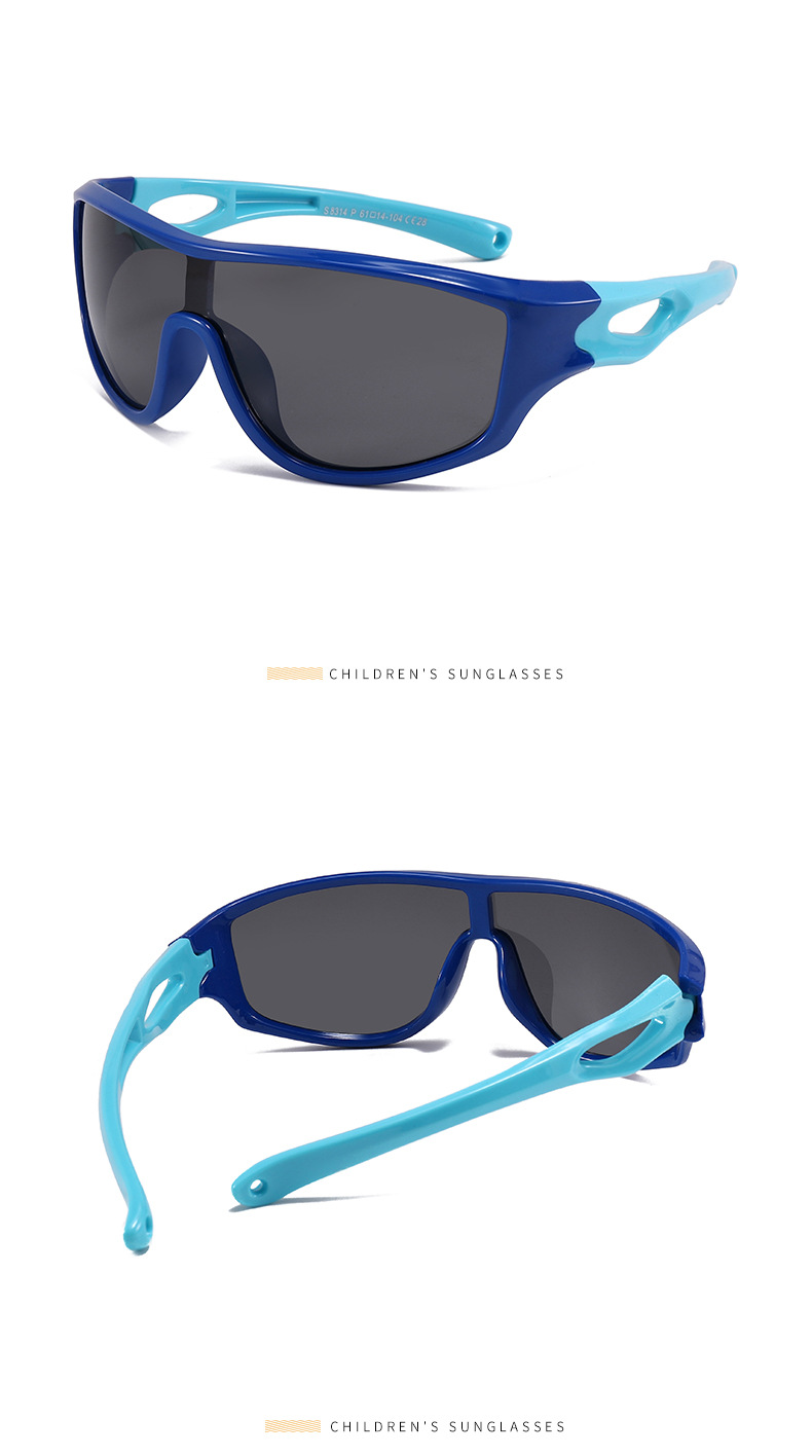 Sporty Irregular Geometric Children's Sunglasses Wholesale display picture 3