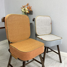 冬夏儿童增高垫硬椰棕垫御藤凉席学生吃饭写字加高坐垫外套可拆卸