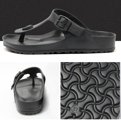 Boeken Human Hair EVA Outdoor Wear European and American Trend Beach Vacation Slippers for Men Wholesale Leisure
