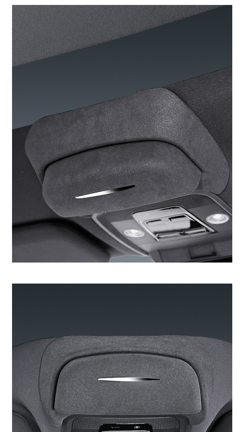 Suitable for BYD seal/Song L special car glasses case suede bill storage box car glasses holder