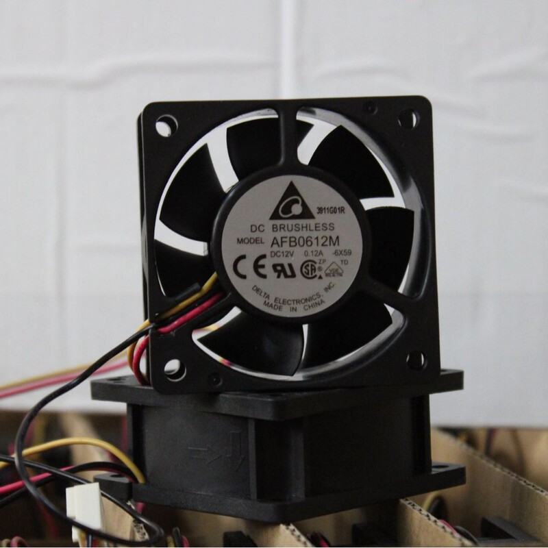 6025 Monitoring and Security Equipment Cooling Fan Ip68 Waterproof Fan with Resin Filling Afb0612M-A