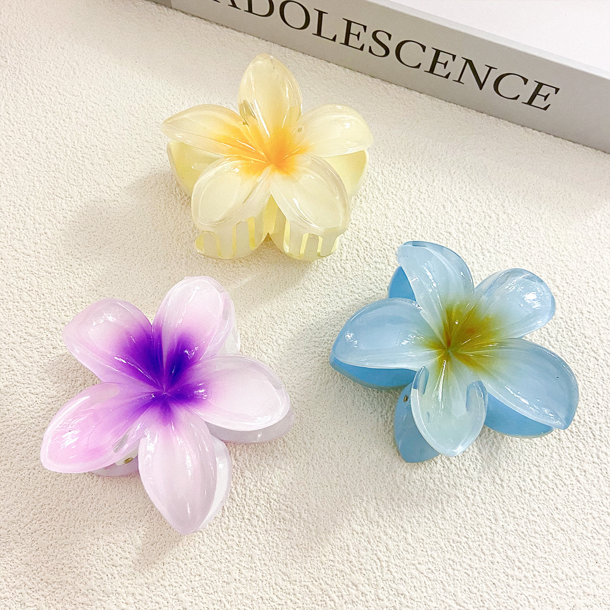 Simple Style Flower Hair Claws display picture 1