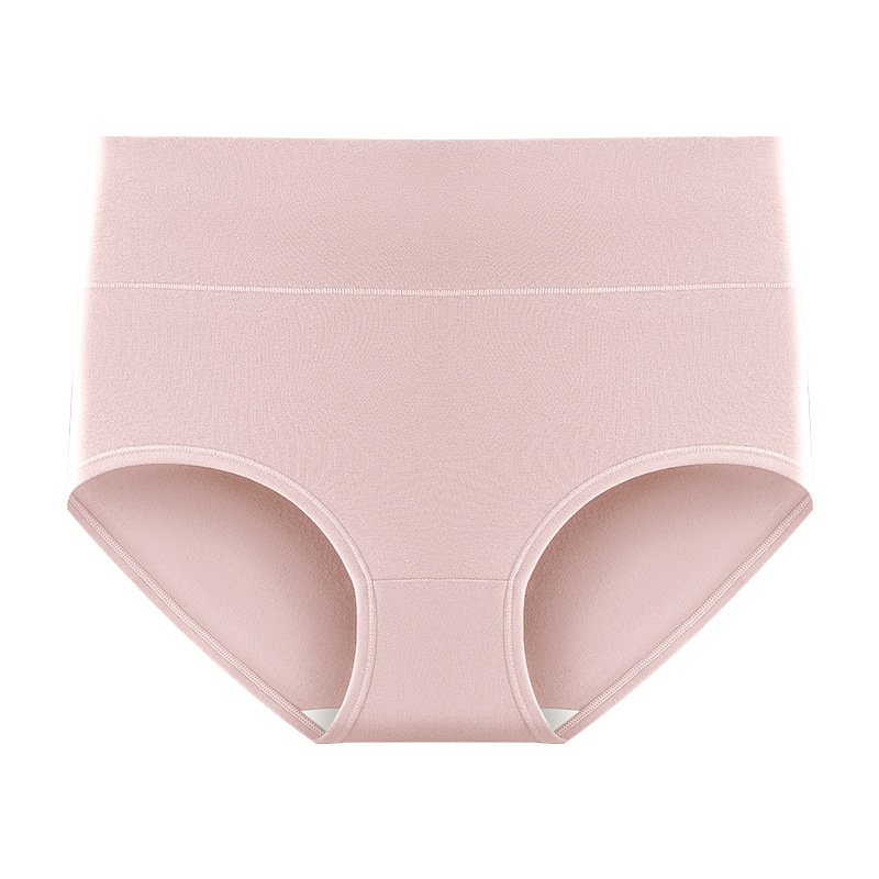 Ropa interior de mujer de algodón de cintura alta Clase A Algodón de cintura alta Algodón 7A Ropa interior de niña antibacteriana de algodón de gran tamaño