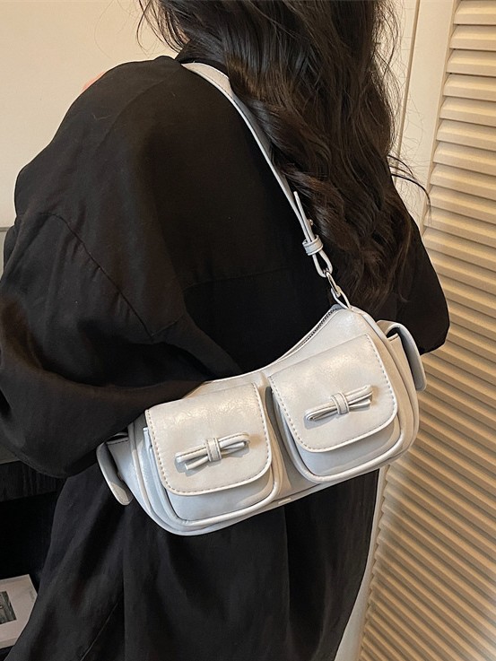 Bolso de verano de moda de mujer de hombro brazo de moda 2026 nuevo nicho de diseño de mujer lujosa bolsa de mochila