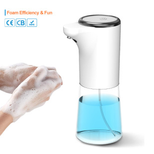 Electric Sensor Soap Dispenser, Contact-Free Rechargeable Bathroom Smart Soap Dispenser, Punch-Free Household Bubble Washing Mobile Phone