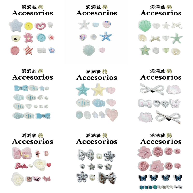 Croc Shoes 2025 Accessories Simple Ins Girly Heart Croc Shoes Shoe Buckles Cute High-End Versatile Shoe Flowers Croc Shoes 2025 Accessories Simple Ins Girly Heart Croc Shoes Shoe Buckles Cute High-End Versatile Shoe Flowers