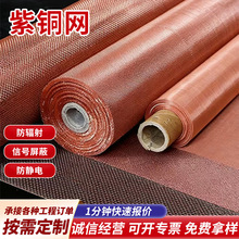 紫铜网10-300目标准铜网铜丝网防静电接地网防辐射电磁信号屏蔽网