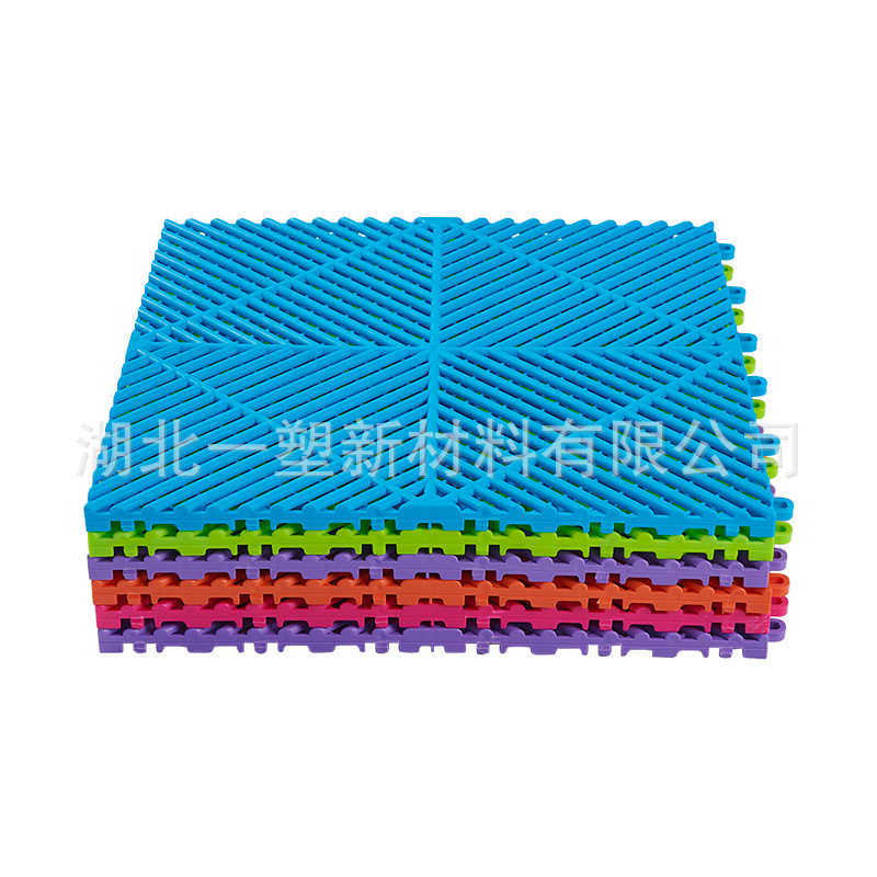 1.8 Lavadora de automóviles PP parrilla comercio exterior mayorista parrilla automóvil belleza antideslizante alfombra de suelo de plástico empalmado panel de malla