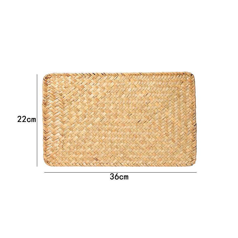 A5LKENS almohadilla de mesa de tejido a mano almohadilla de aislamiento térmico almohadilla de taza a prueba de quemaduras simple almohadilla de mesa de mesa de tejido de paja image 11