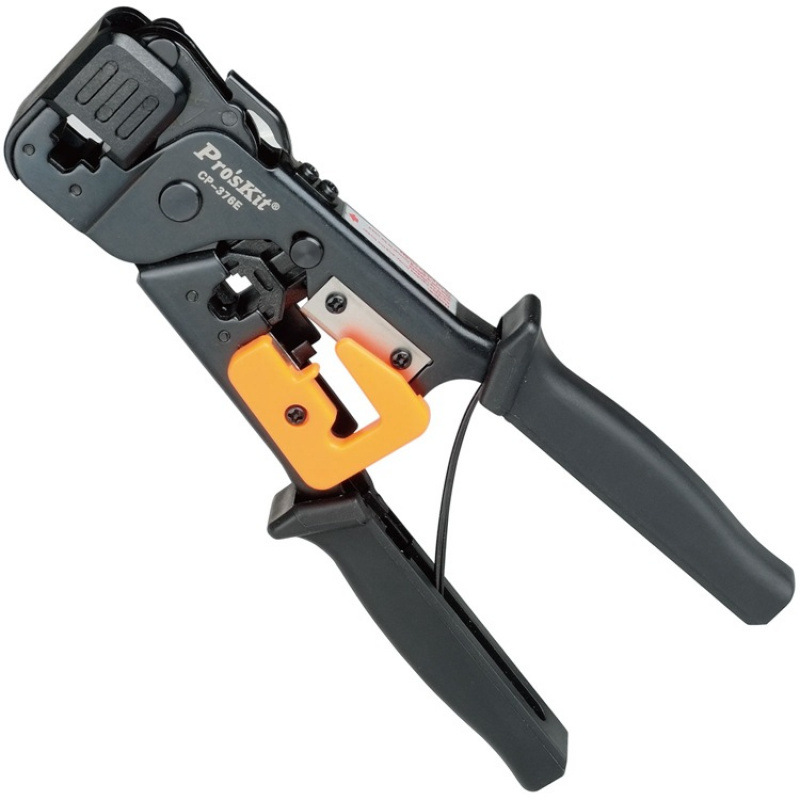 台湾PROSKIT宝工 CP-376E 4/6/8P 网路压线钳 网线钳 压接钳
