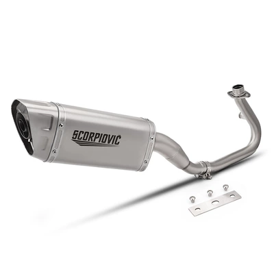 Modified Stainless Steel Front: Motorcycle exhaust pipe