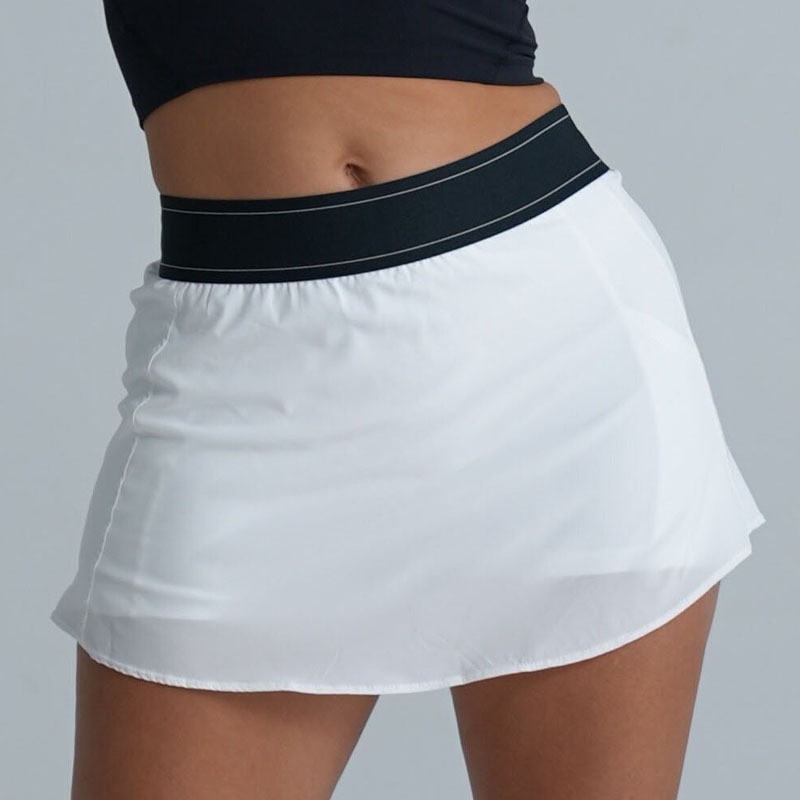 Alosco tenis falda transpirable antifalgas falda de golf texturas para correr rápido secado transpirable yoga bádminton falda corta