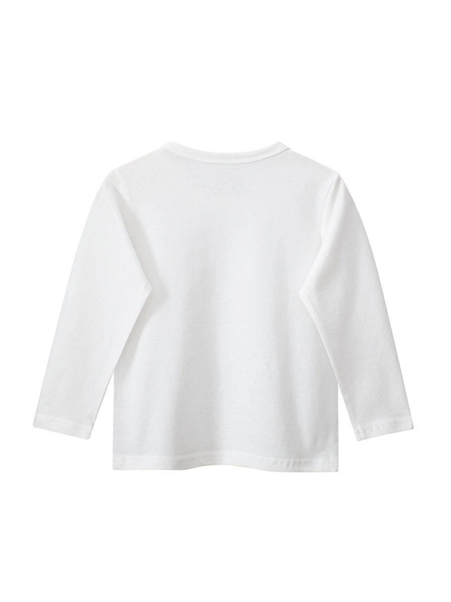 27 niños Comercio exterior ropa para niños otoño transfronterizo Camiseta de manga larga para niños camisa de fondo para niños ropa de bebé entrega de una sola pieza