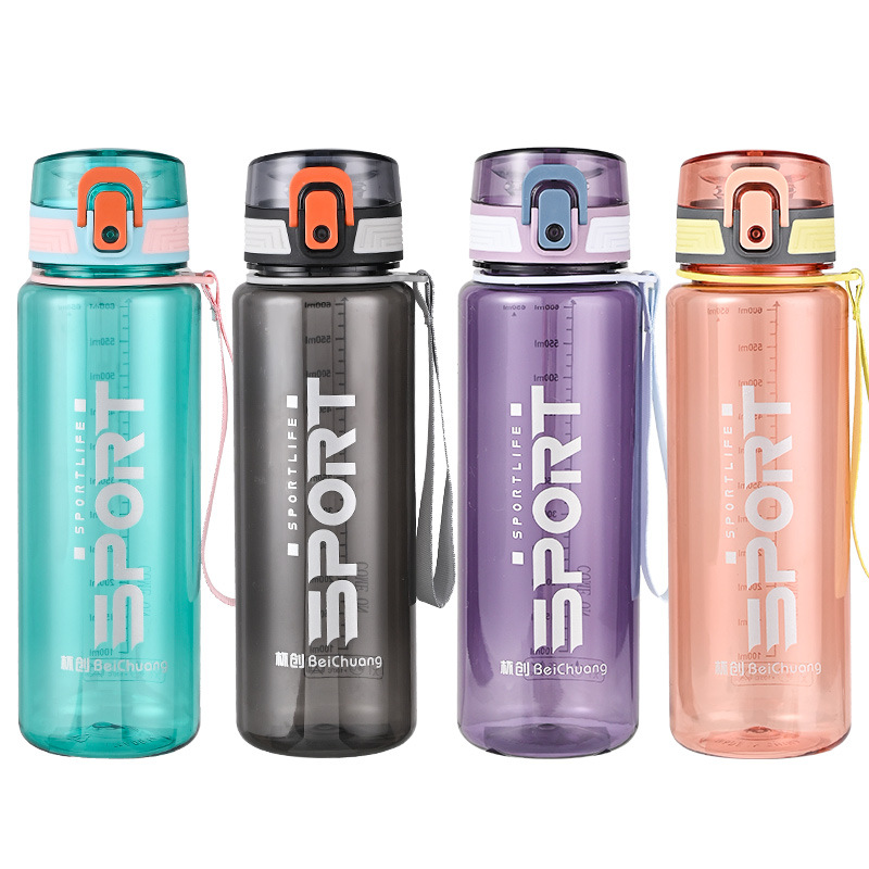 Taza deportiva creativa para niños y estudiantes, de plástico Honda, portátil con cubierta de rebote, ideal para viajes, para beber directamente, venta al por mayor.