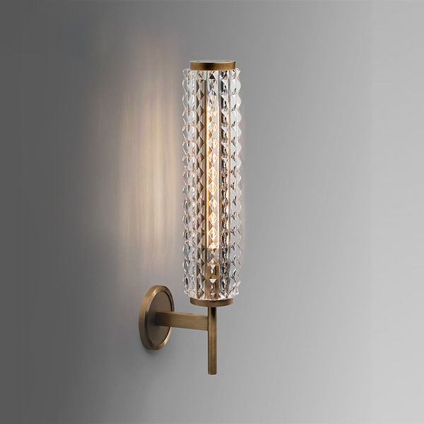 Copper wall sconce for living room