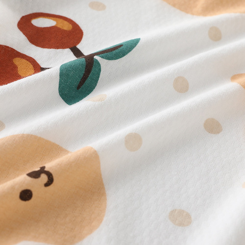 Baby air-conditioning clothing, summer ultra-thin one-piece clothing, newborn baby summer clothing, long-sleeved romper, summer pajamas